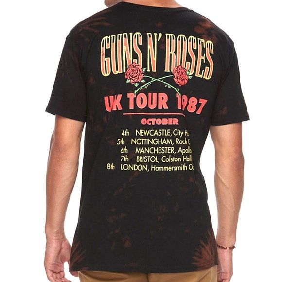 Guns N Roses Destruction Tour metal rock Bleach Official T-Shirt 2XL XXL NWT - Picture 4 of 5